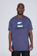 Polera Manga Corta Pitufos Chilly Azul ERRANTE