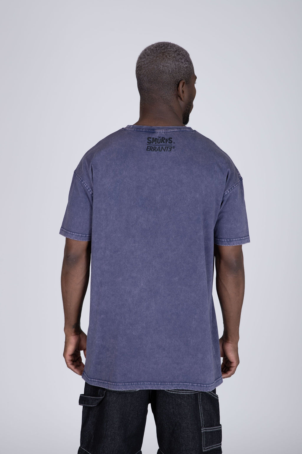 Polera Manga Corta Pitufos Chilly Azul ERRANTE