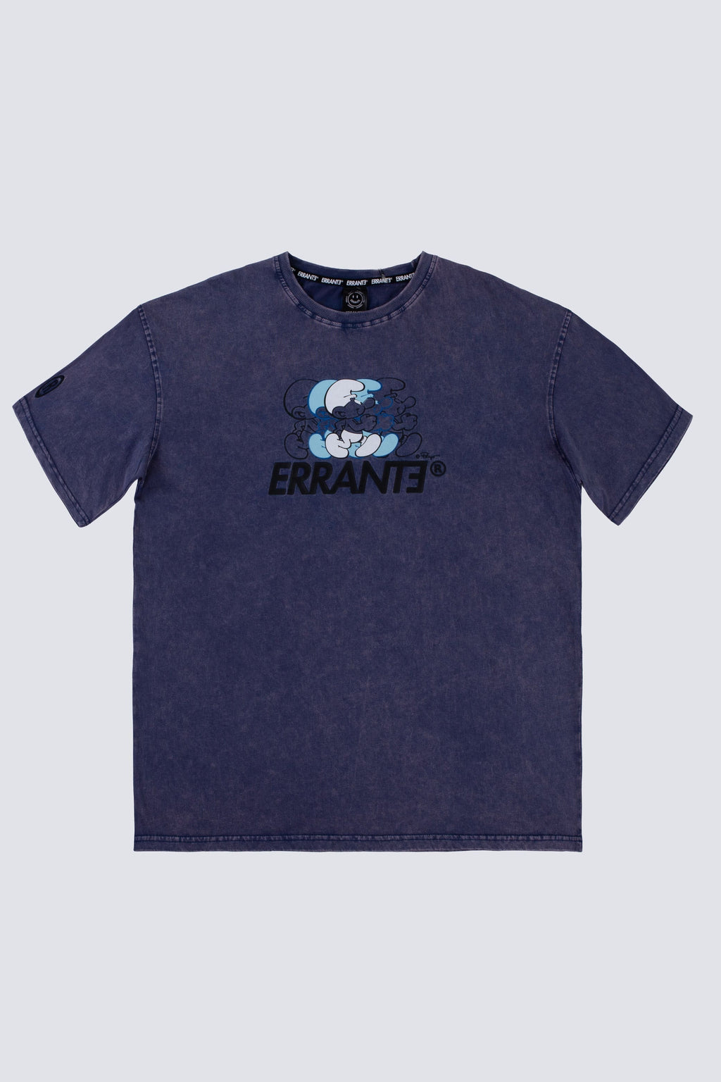 Polera Manga Corta Pitufos Chilly Azul ERRANTE