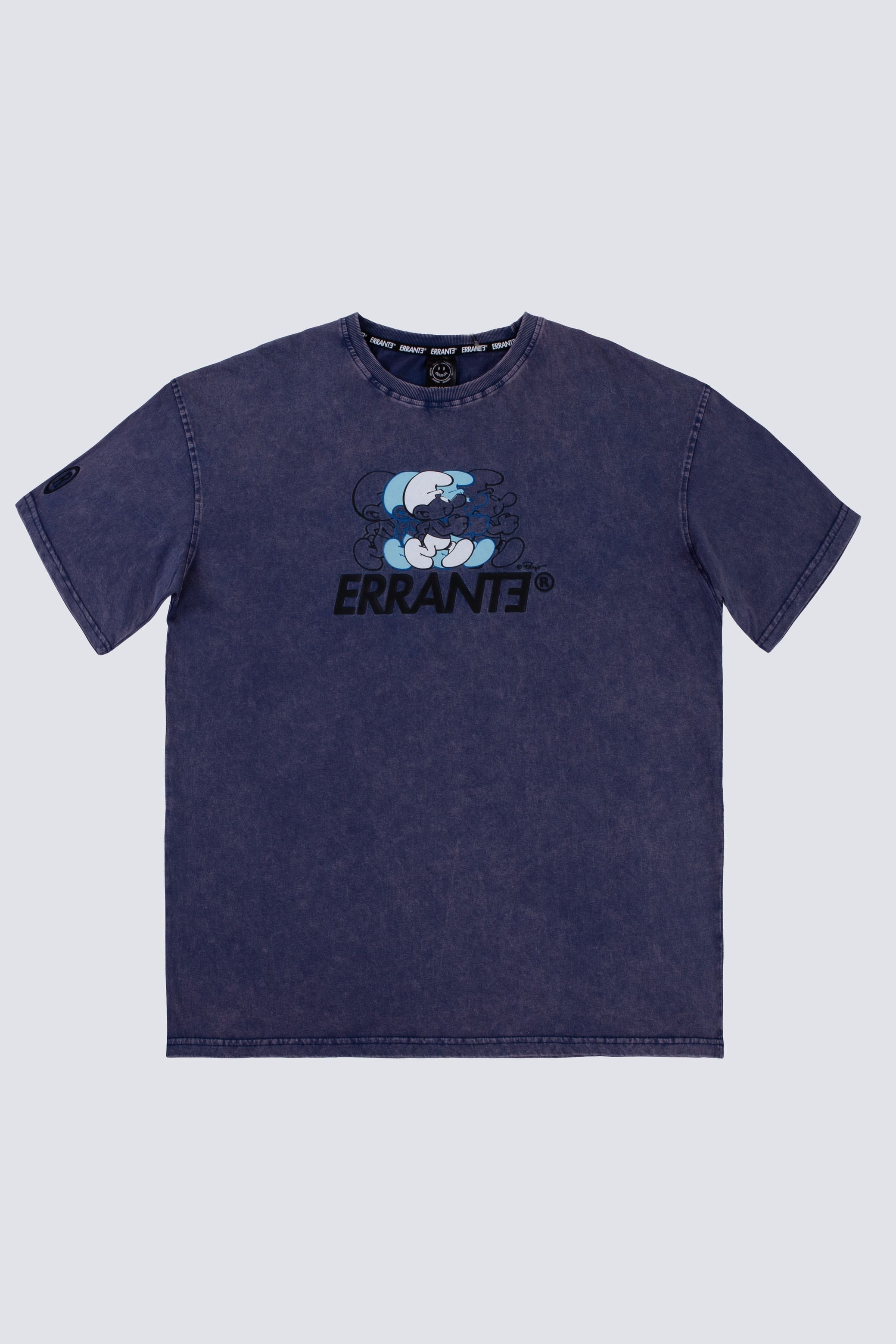 Polera Manga Corta Pitufos Chilly Azul ERRANTE