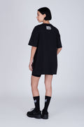 Polera Manga Corta Pitufos Village Negro ERRANTE