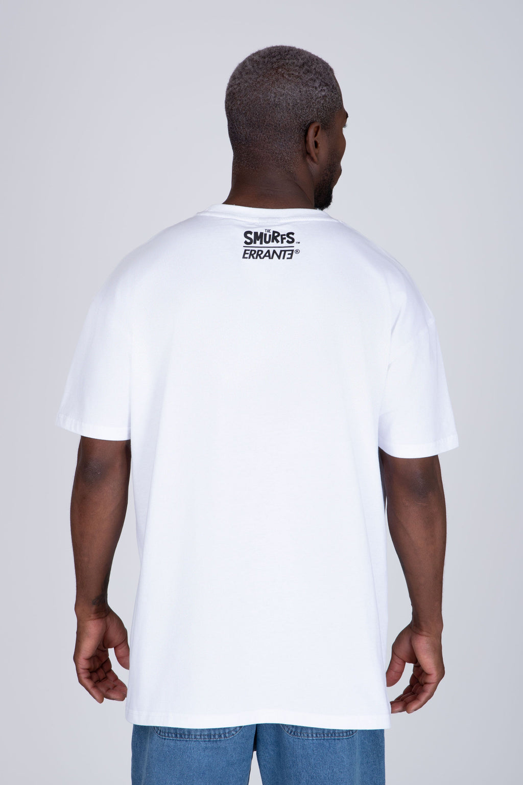 Polera Manga Corta Pitufos Smufette Blanco ERRANTE