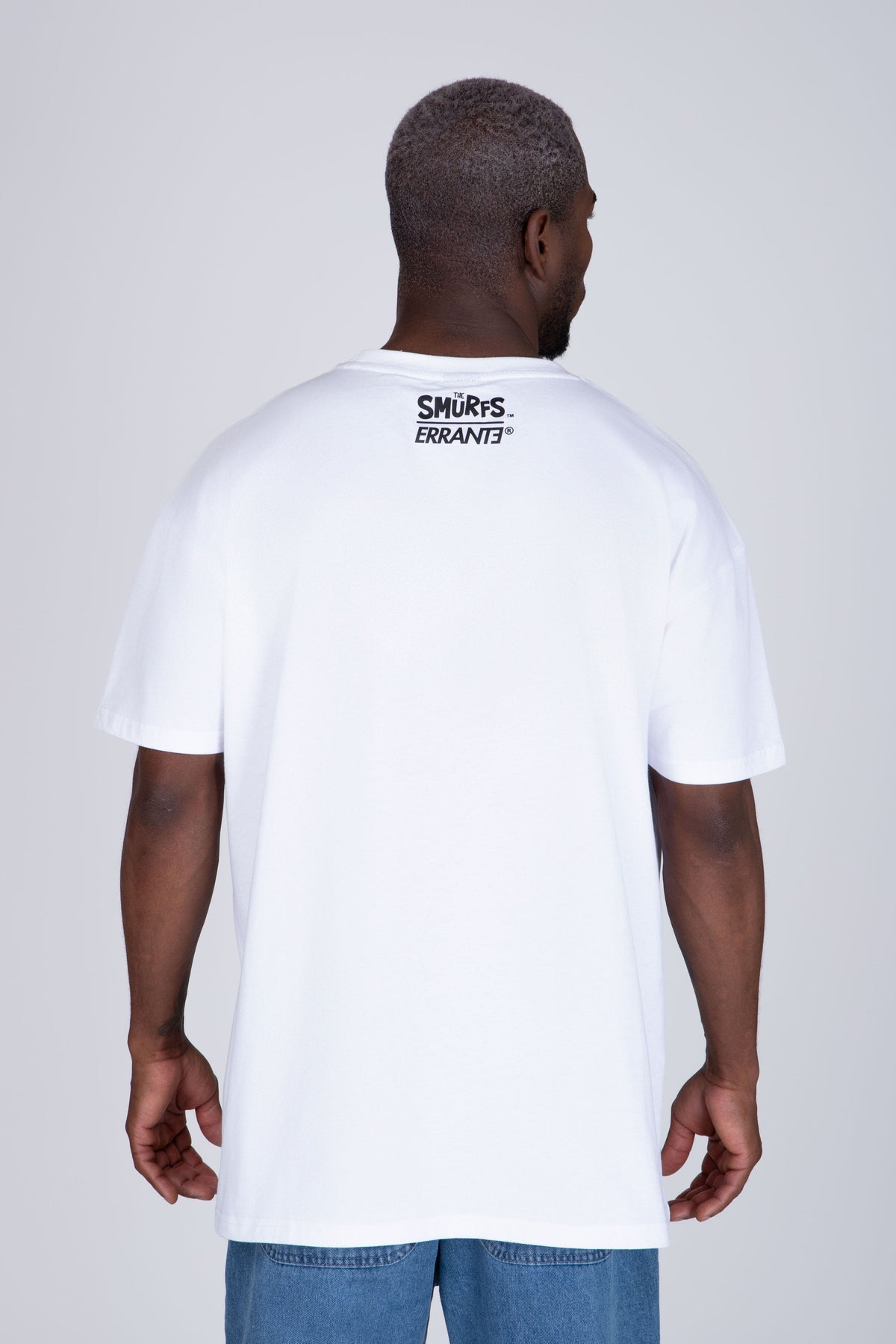 Polera Manga Corta Pitufos Smufette Blanco ERRANTE