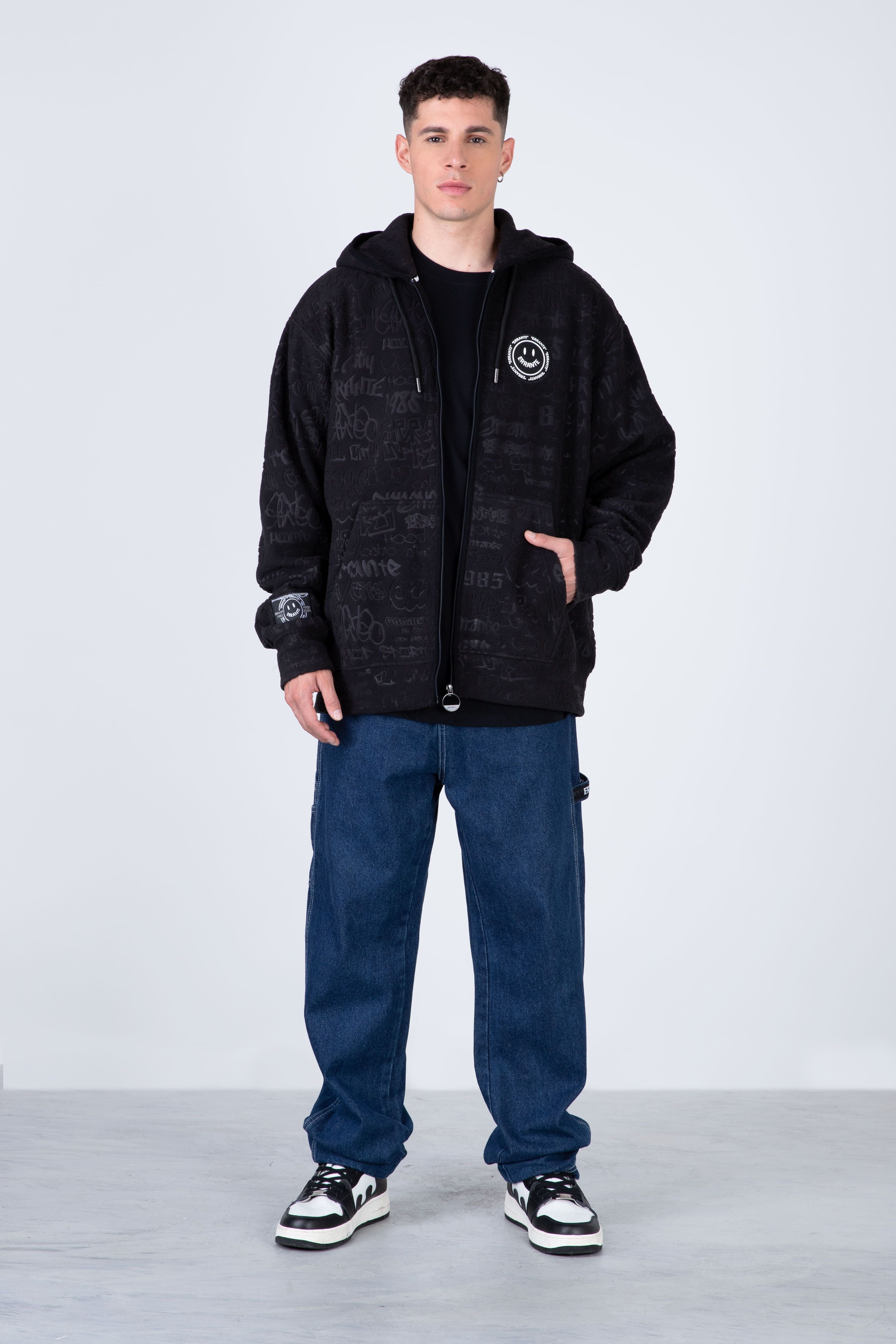 Poleron Zip Polar Taggyx Negro ERRANTE