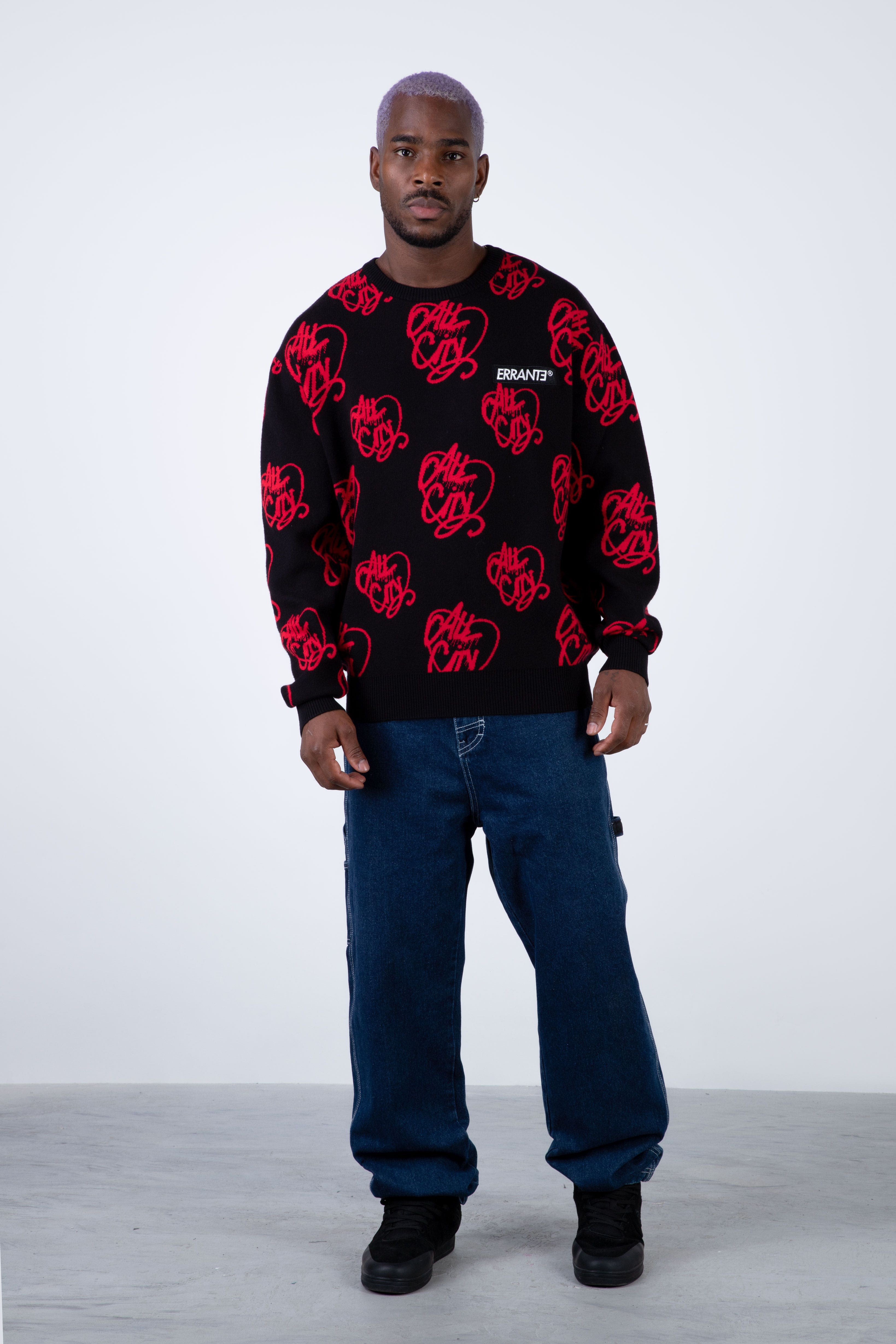 Sweater All City Negro ERRANTE