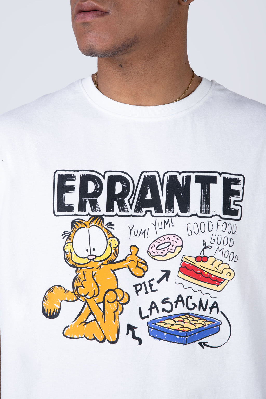 Polera Manga Corta Garfield Spread Beige ERRANTE