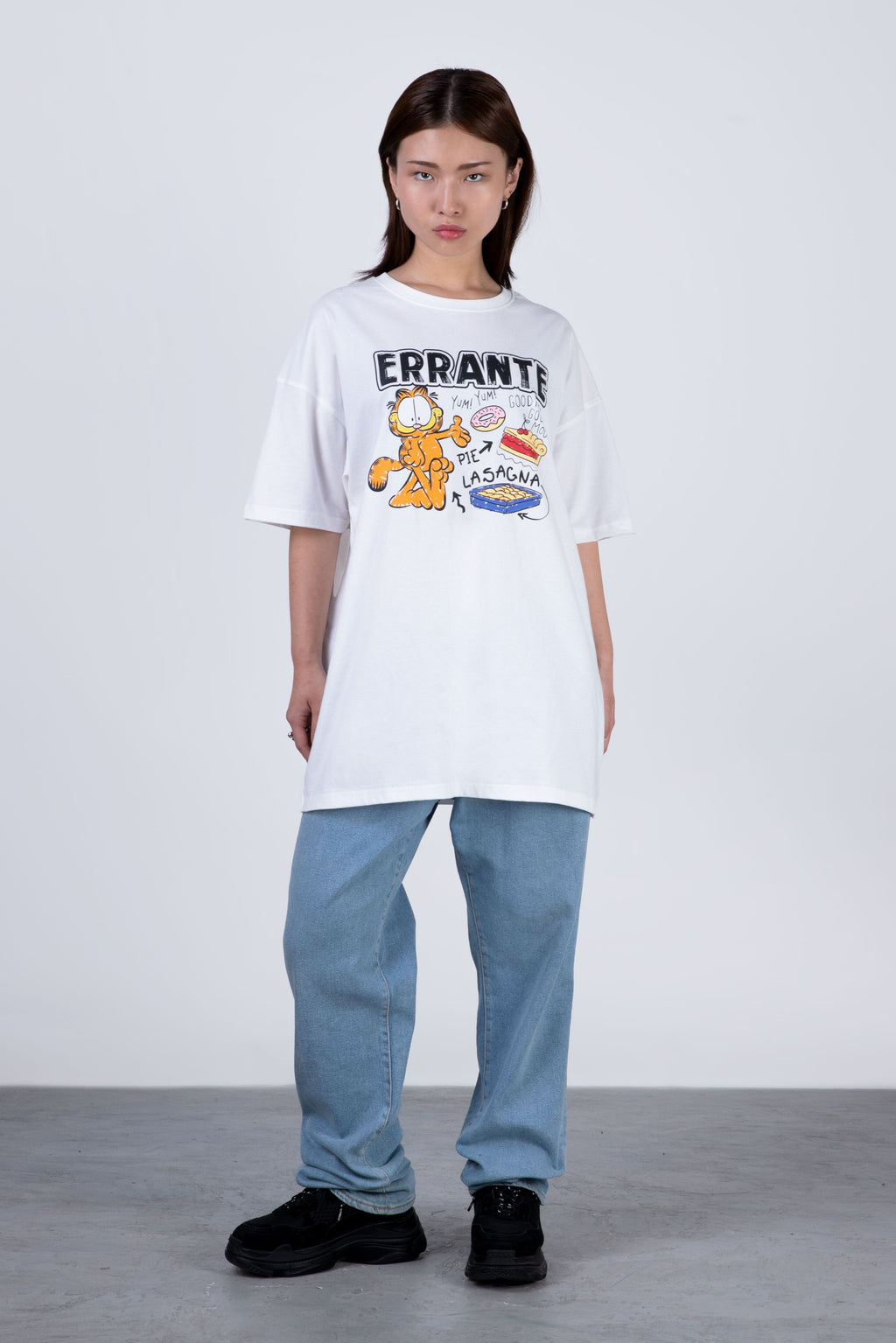 Polera Manga Corta Garfield Spread Beige ERRANTE