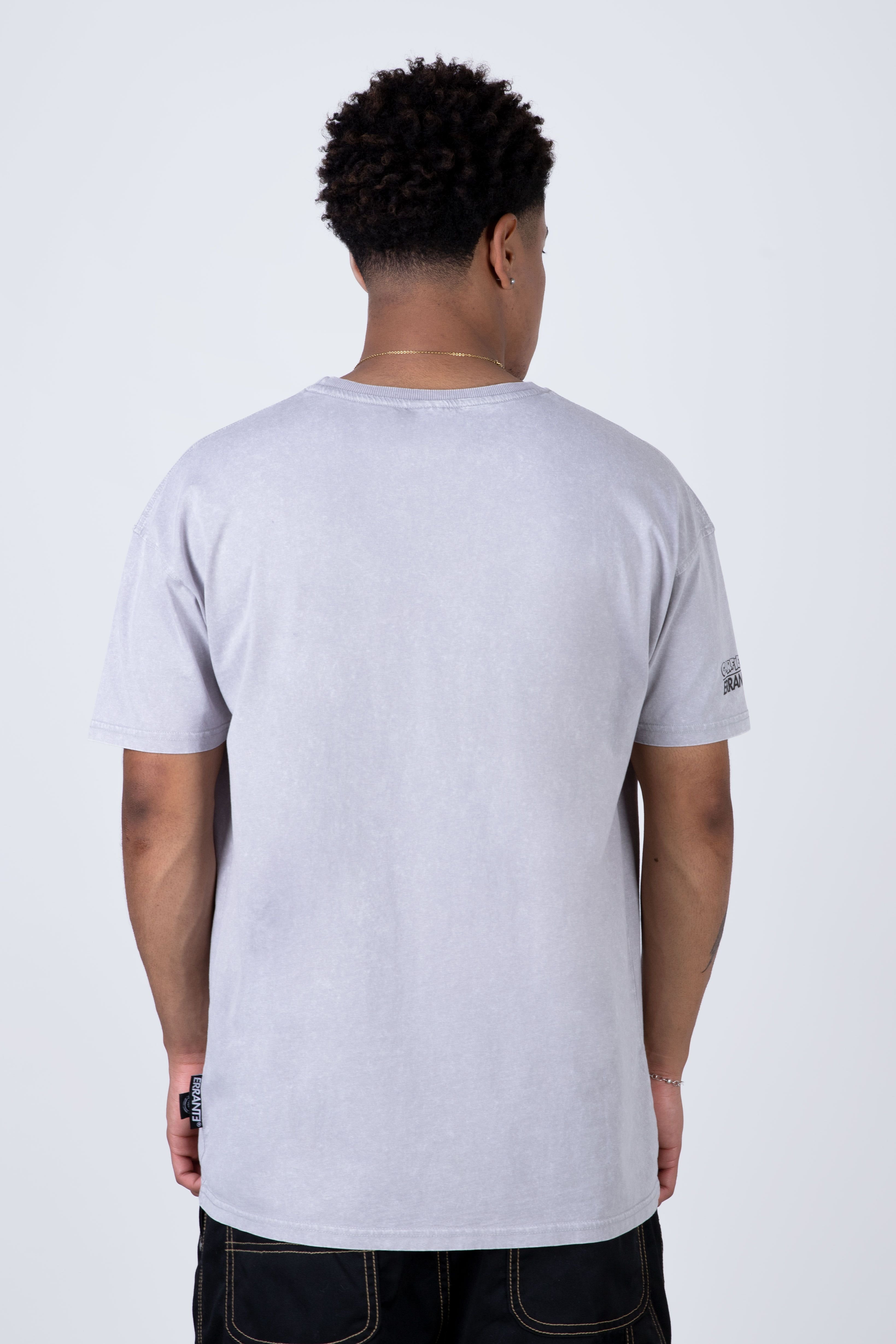 Polera Manga Corta Garfield Cutlery Gris ERRANTE