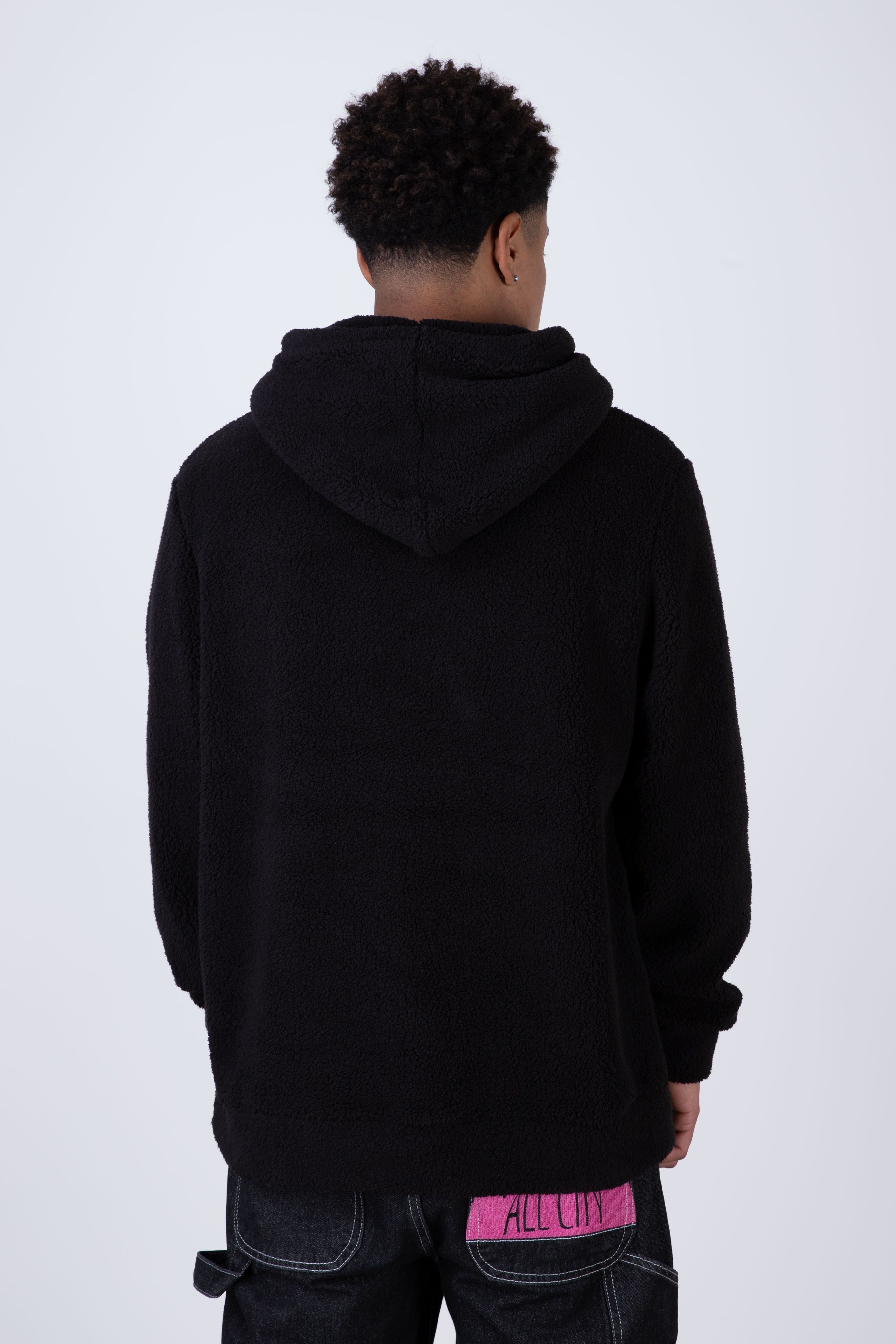 Poleron Polar Hood Garfield Softcrayon Negro ERRANTE