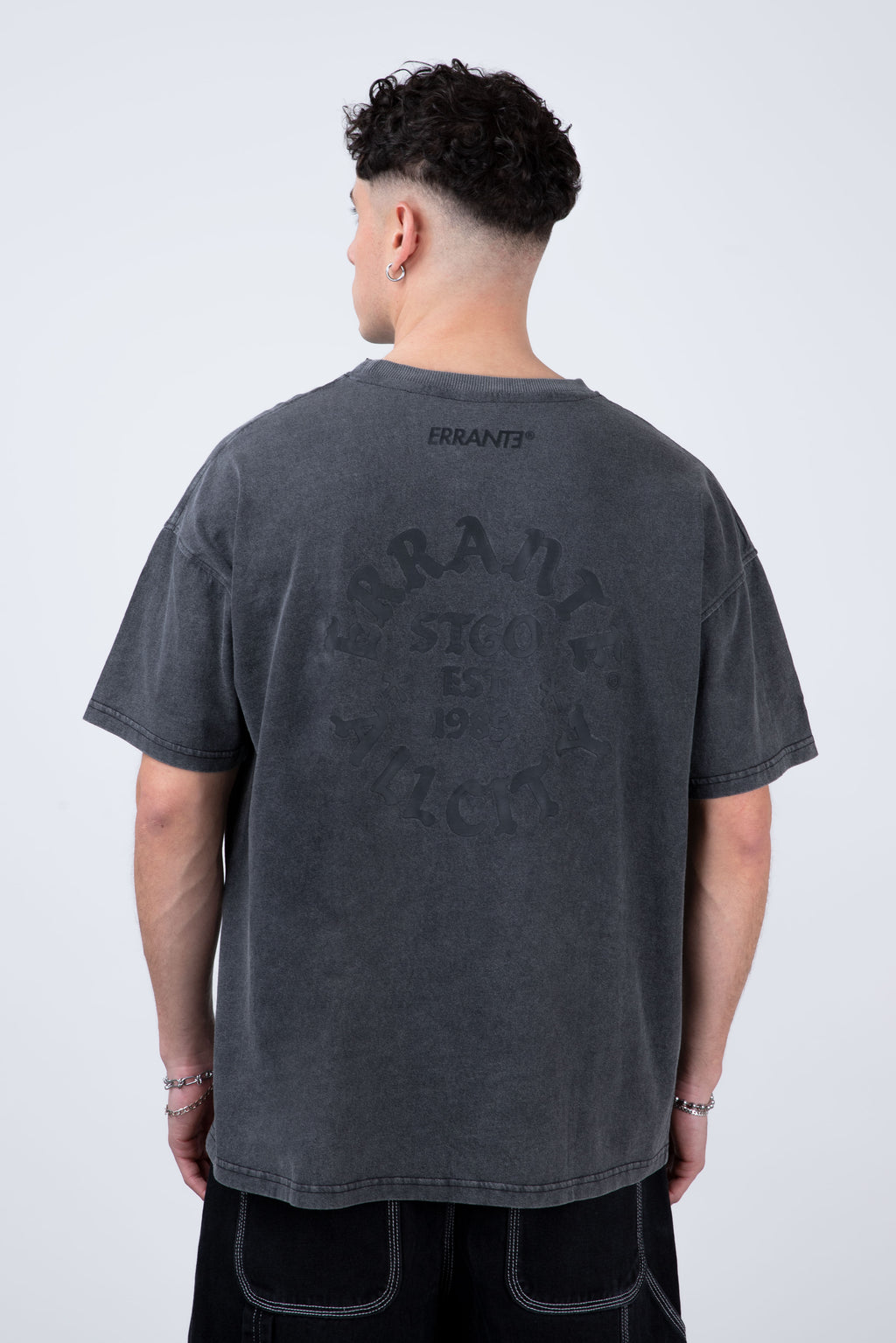 Polera Manga Corta Meltdown Gris