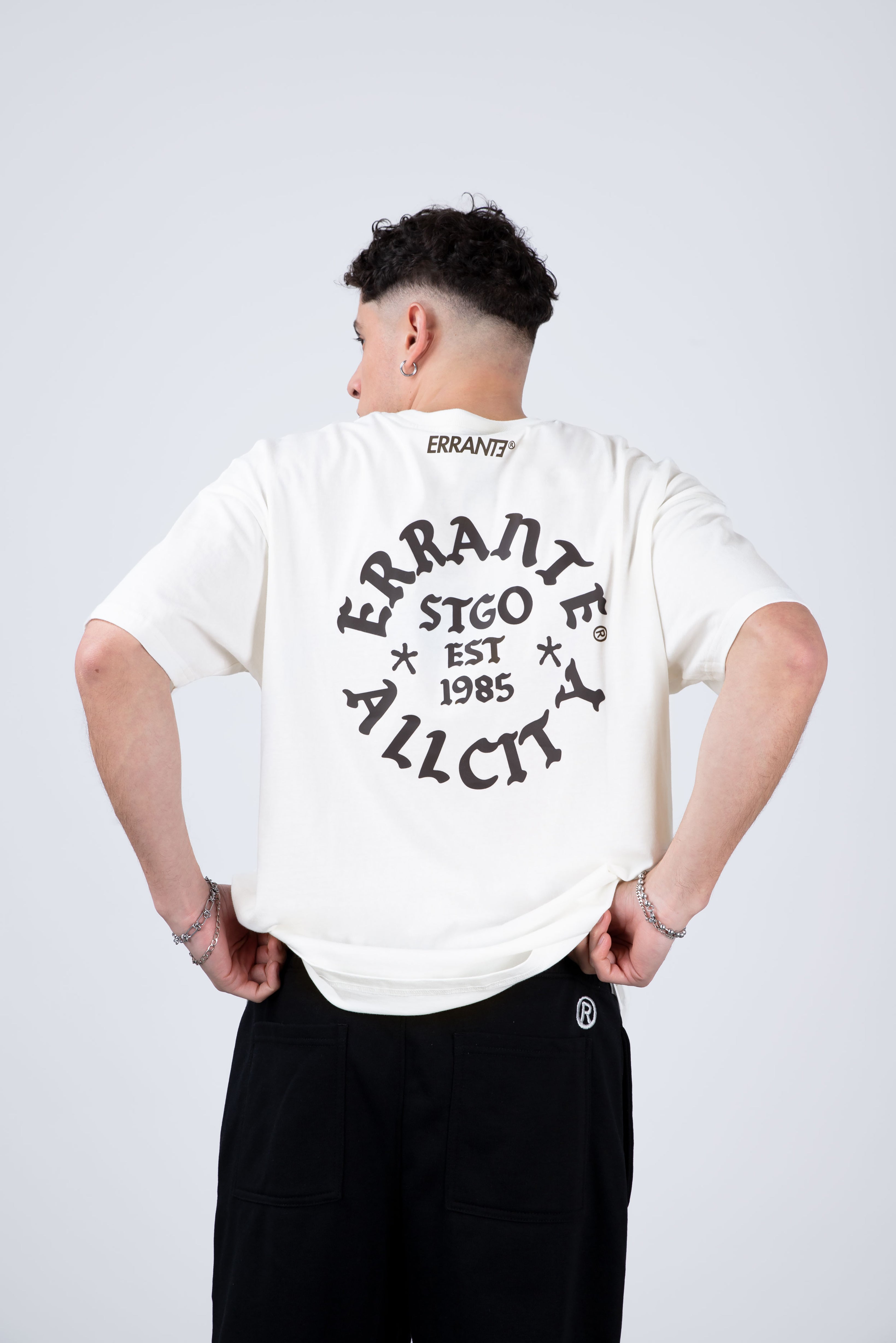 Polera Manga Corta Meltdown Beige