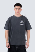 Polera Manga Corta Daisypot Gris