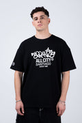 Polera Manga Corta Lowwaffle Negro