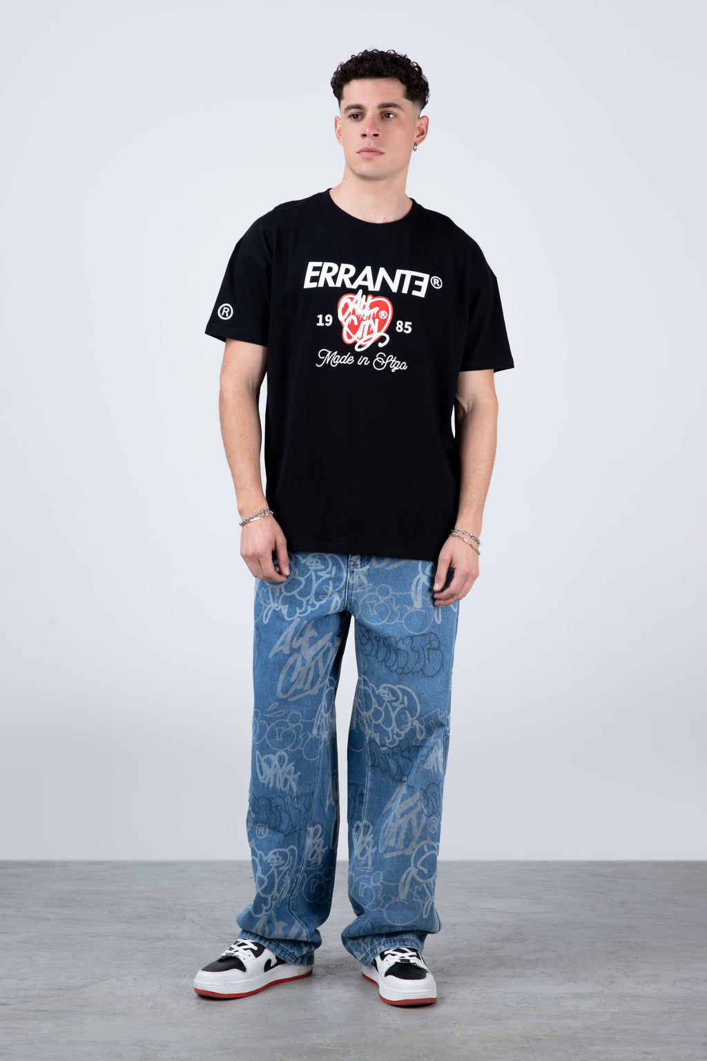 Polera Manga Corta Hometown Negro