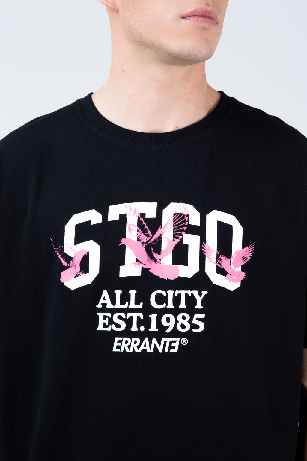 Polera Manga Corta Stgoborn Negro
