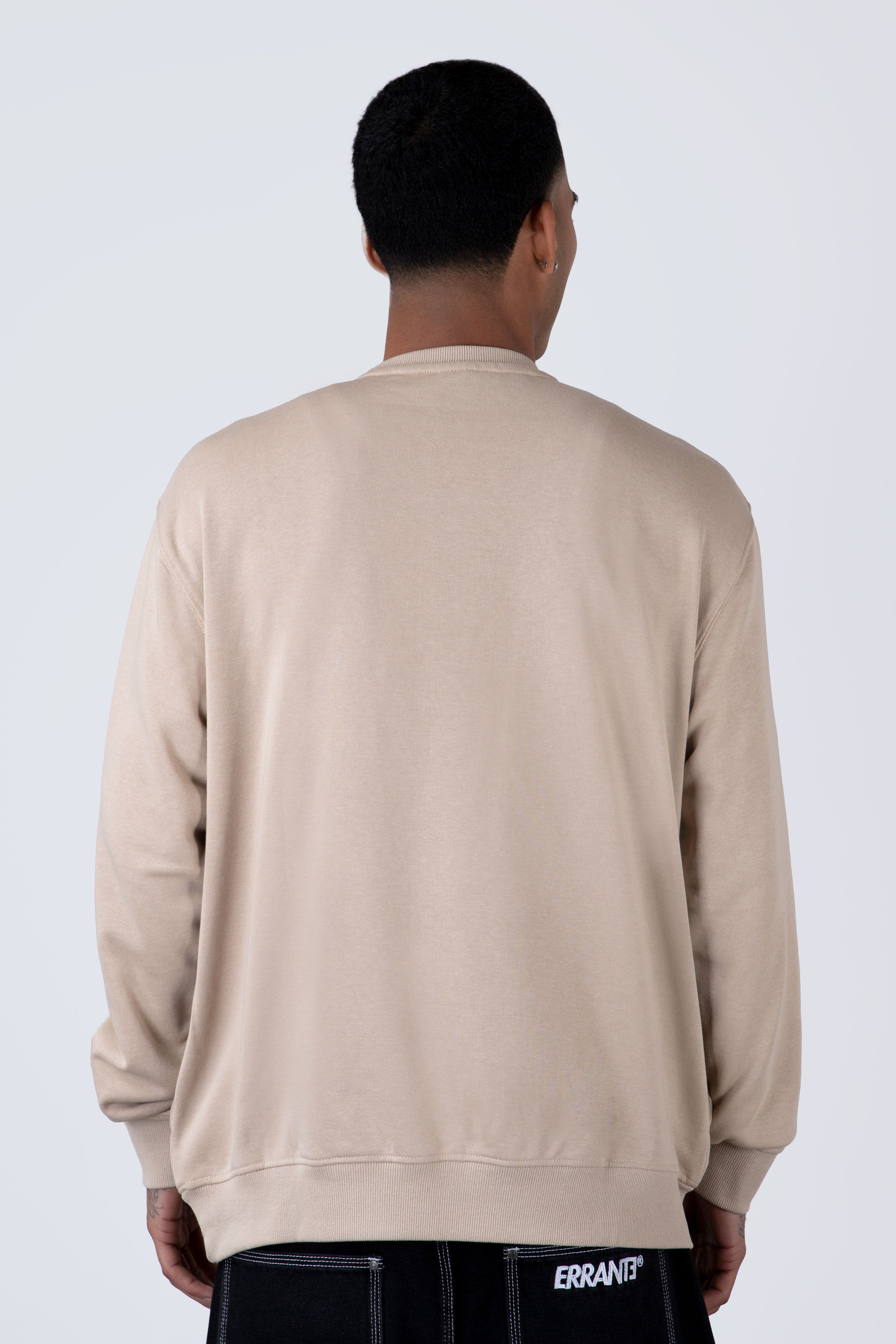Poleron Cuello Redondo Pitufos Gnap Café