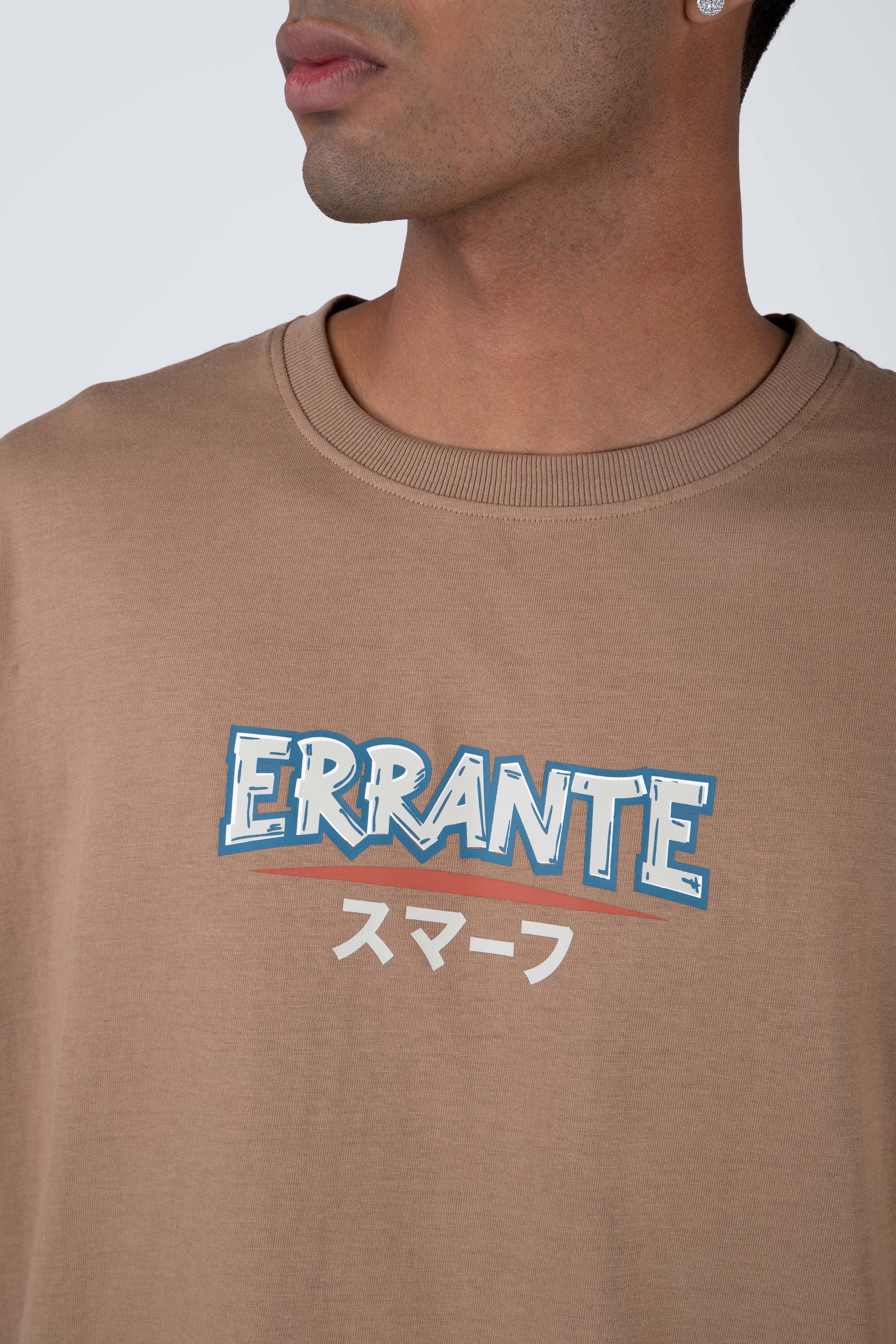 Polera Manga Corta Pitufos Gargattack Beige