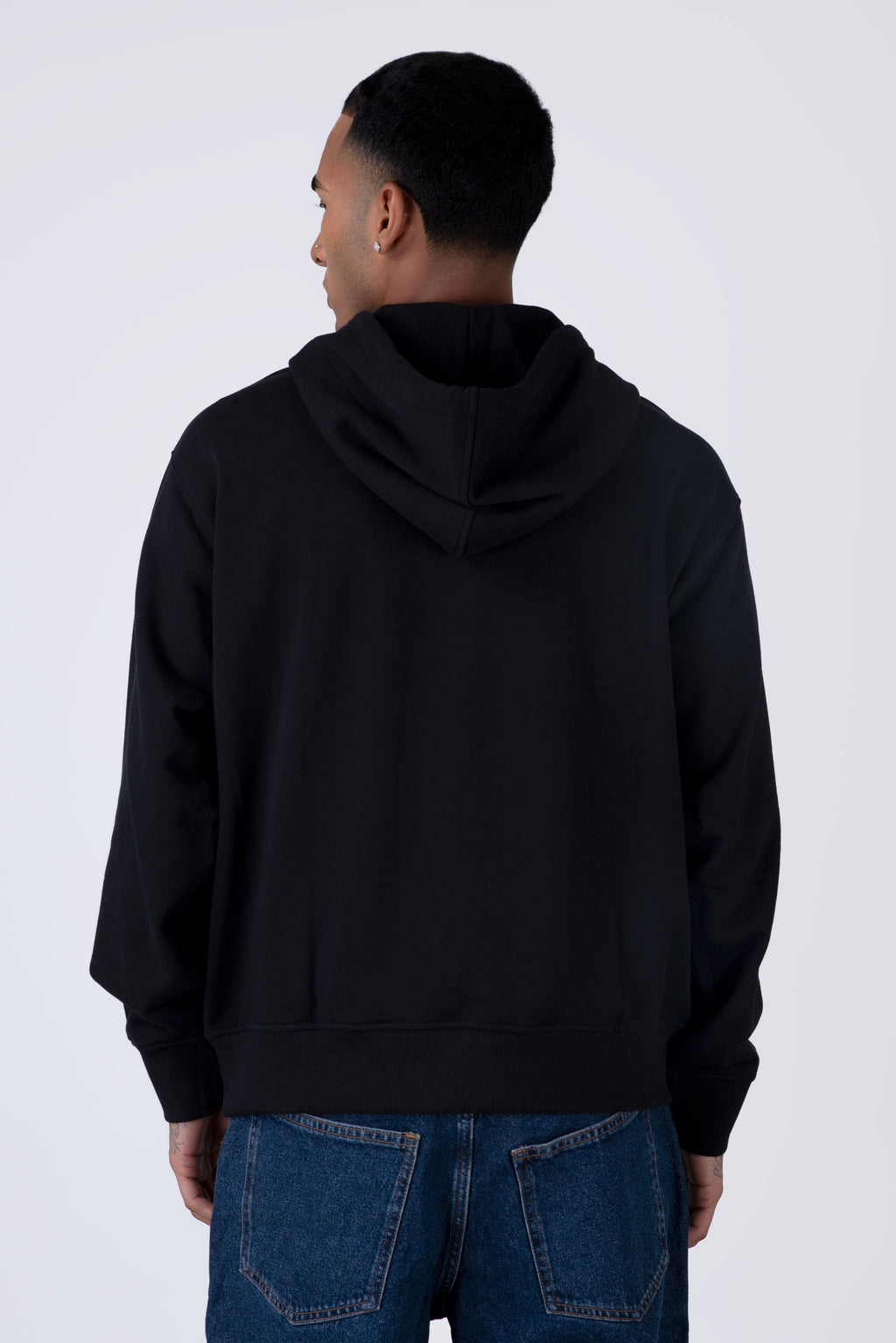 Poleron Con Gorro Localpop Negro