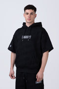 Poleron Hood Manga Corta Trilogydah Negro