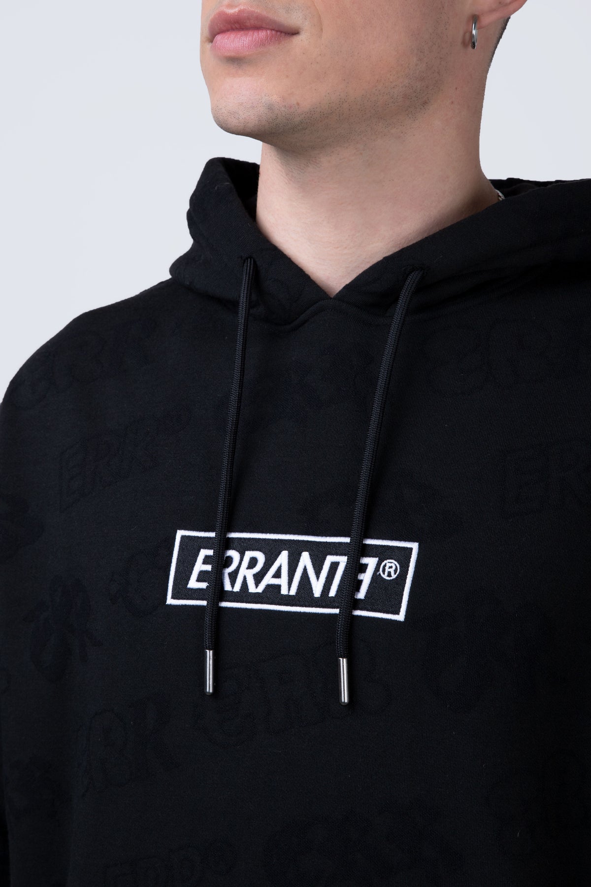 Poleron Hood Manga Corta Trilogydah Negro