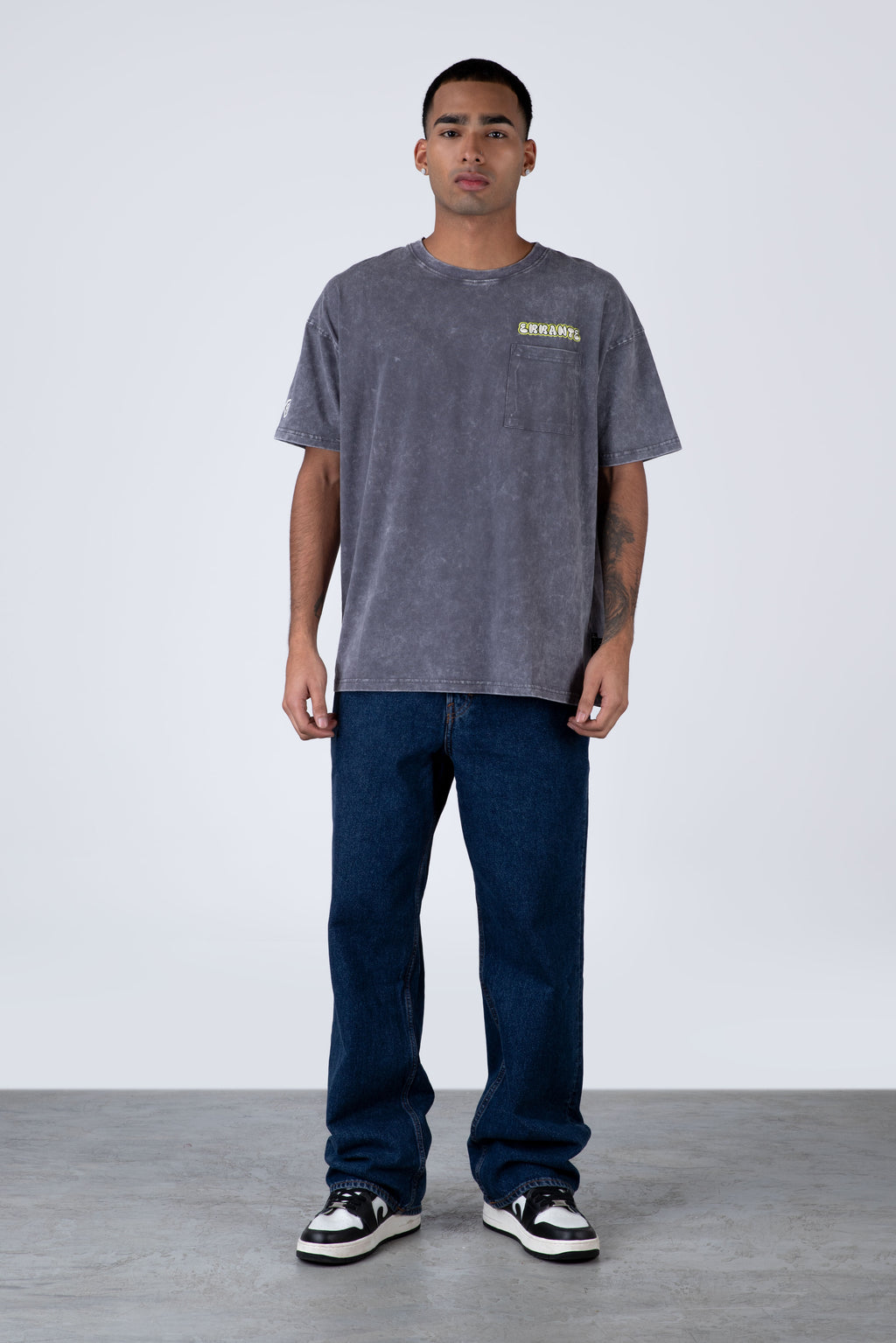 Polera Manga Corta Game Gris