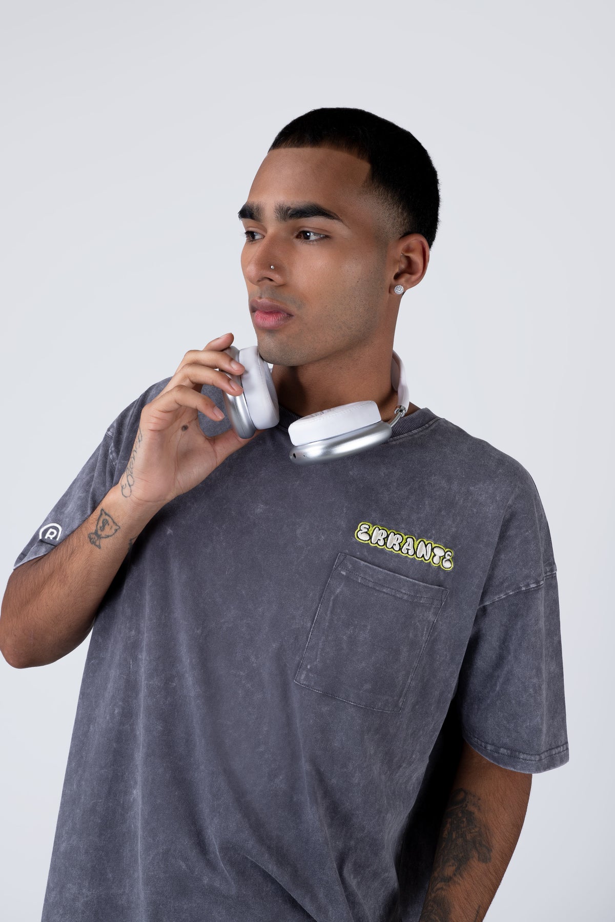 Polera Manga Corta Game Gris