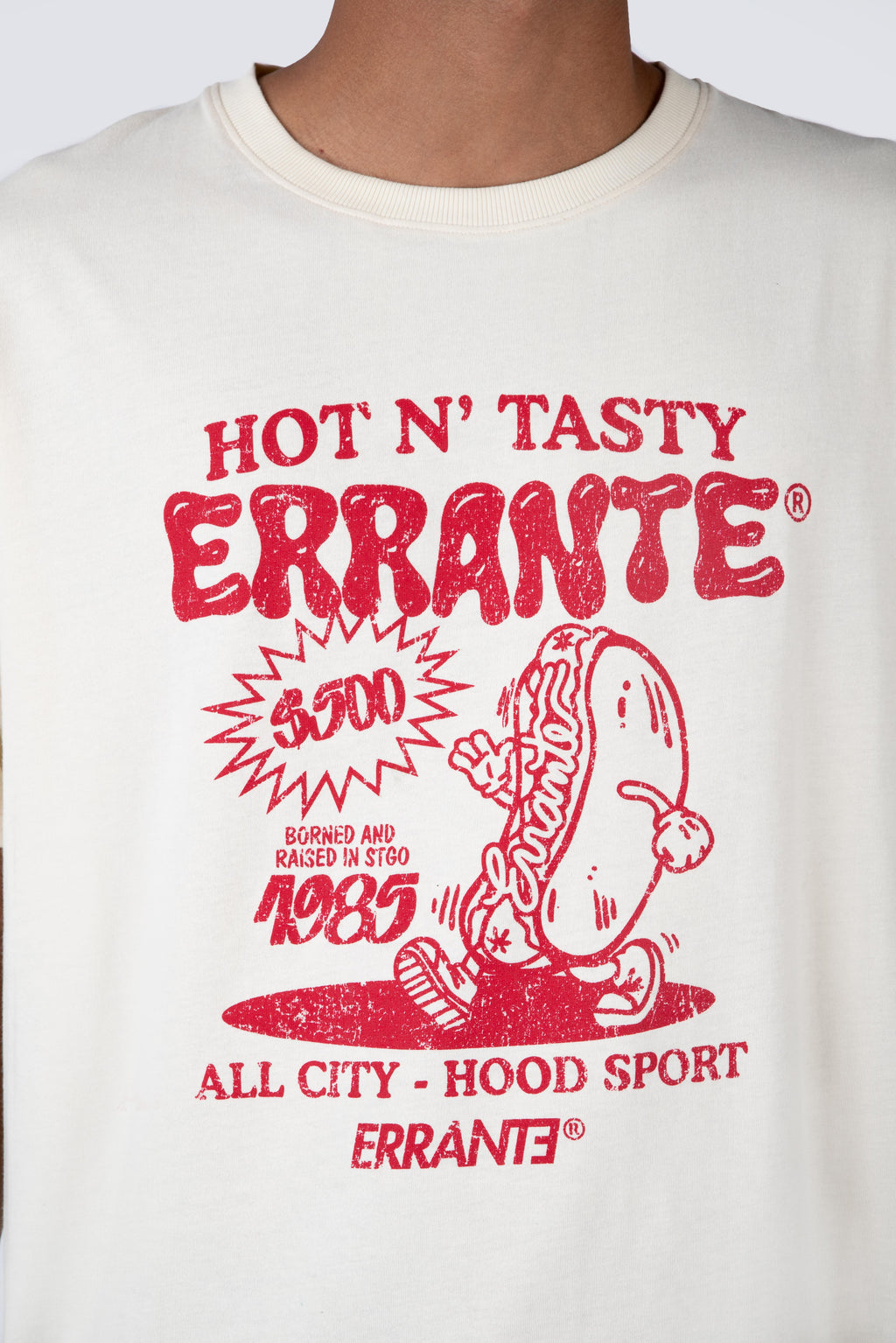 Polera Manga Corta Streetdog Beige