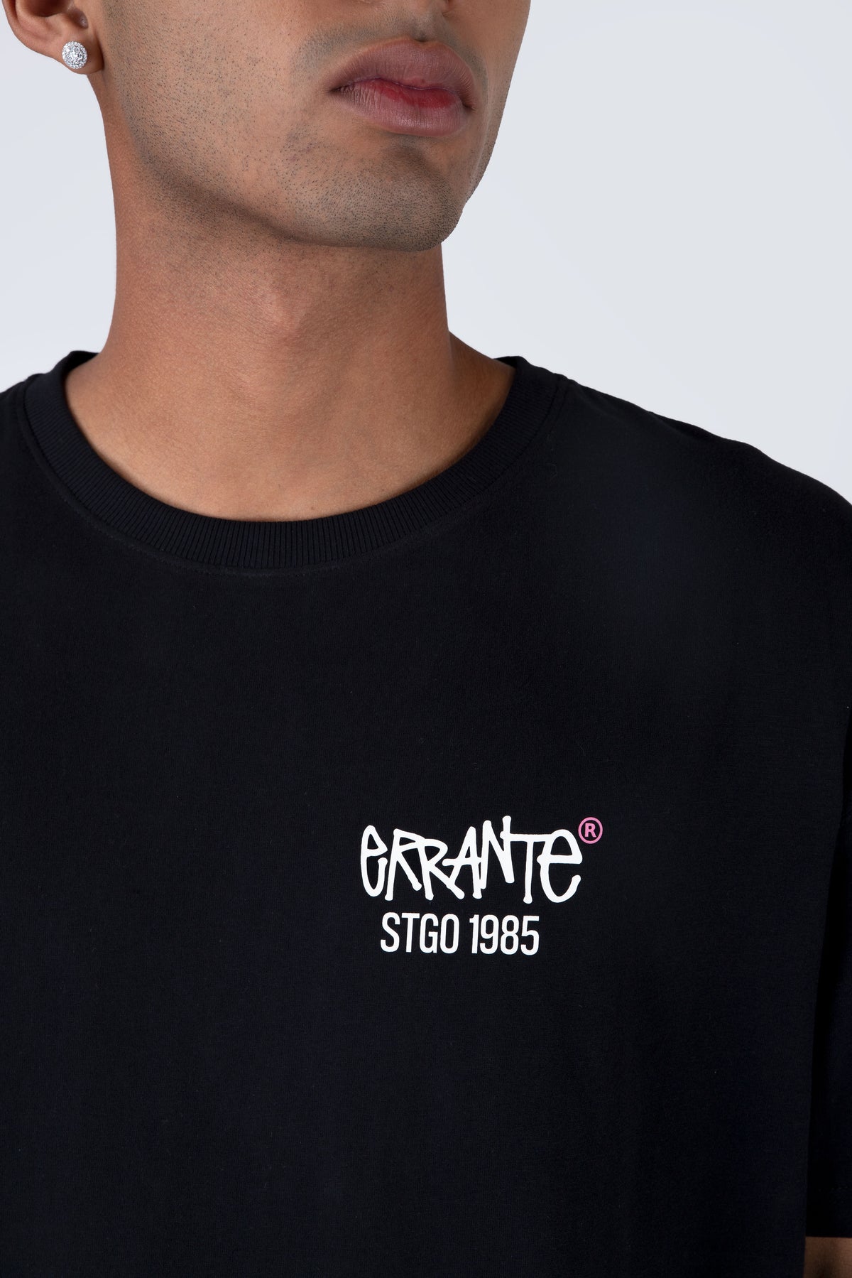 Polera Manga Corta Ecream Negro