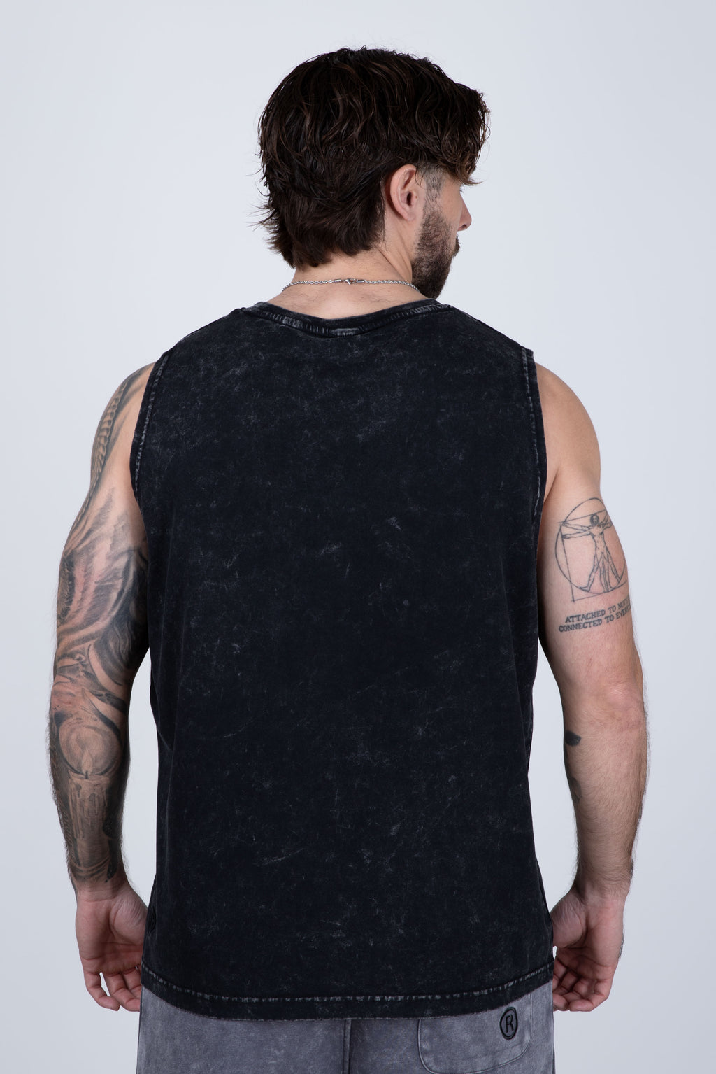 Polera Sin Manga Frontlever Gris