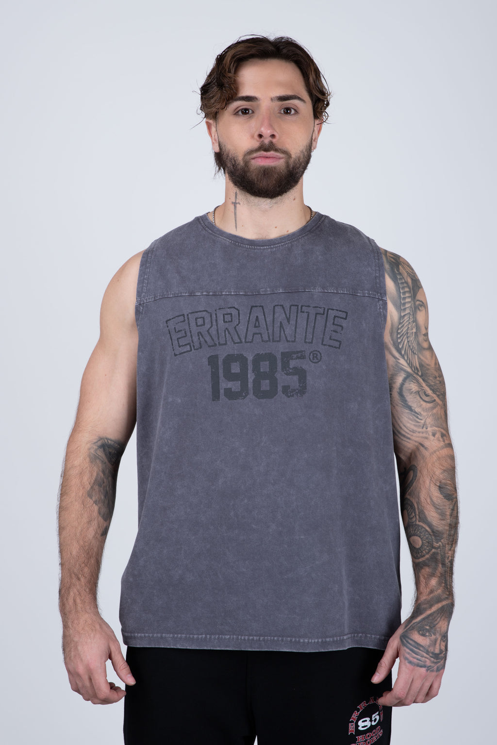 Polera Sin Manga Pitch Gris