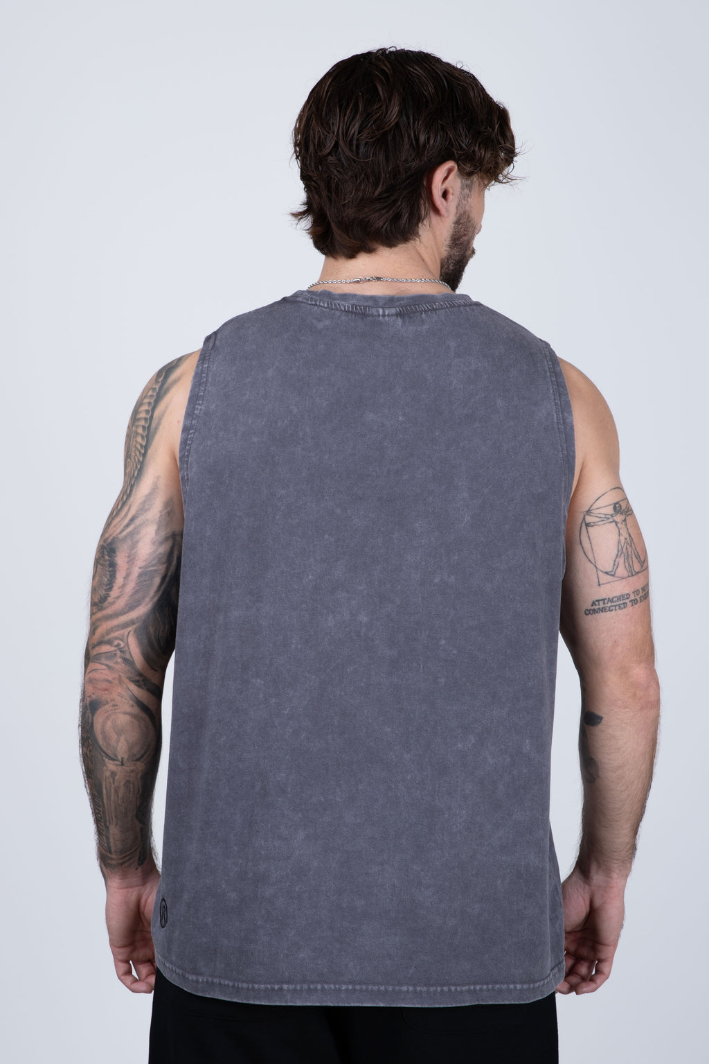 Polera Sin Manga Pitch Gris