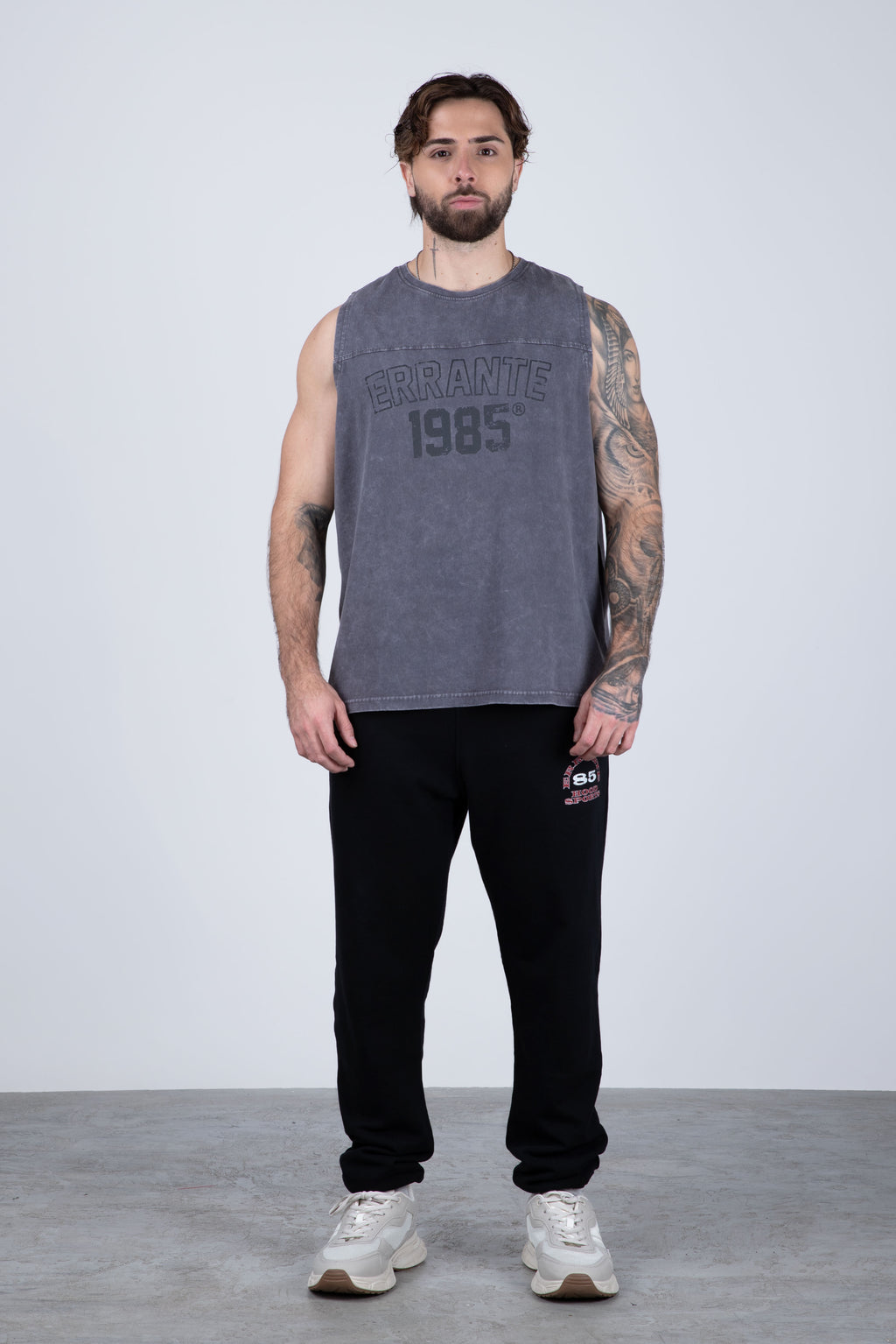 Polera Sin Manga Pitch Gris