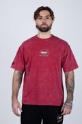 Polera Manga Corta Goldd Burdeo