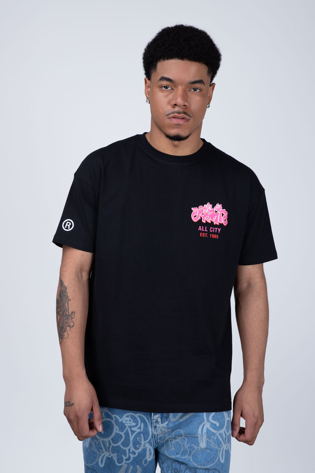 Polera Manga Corta Vandycode Negro