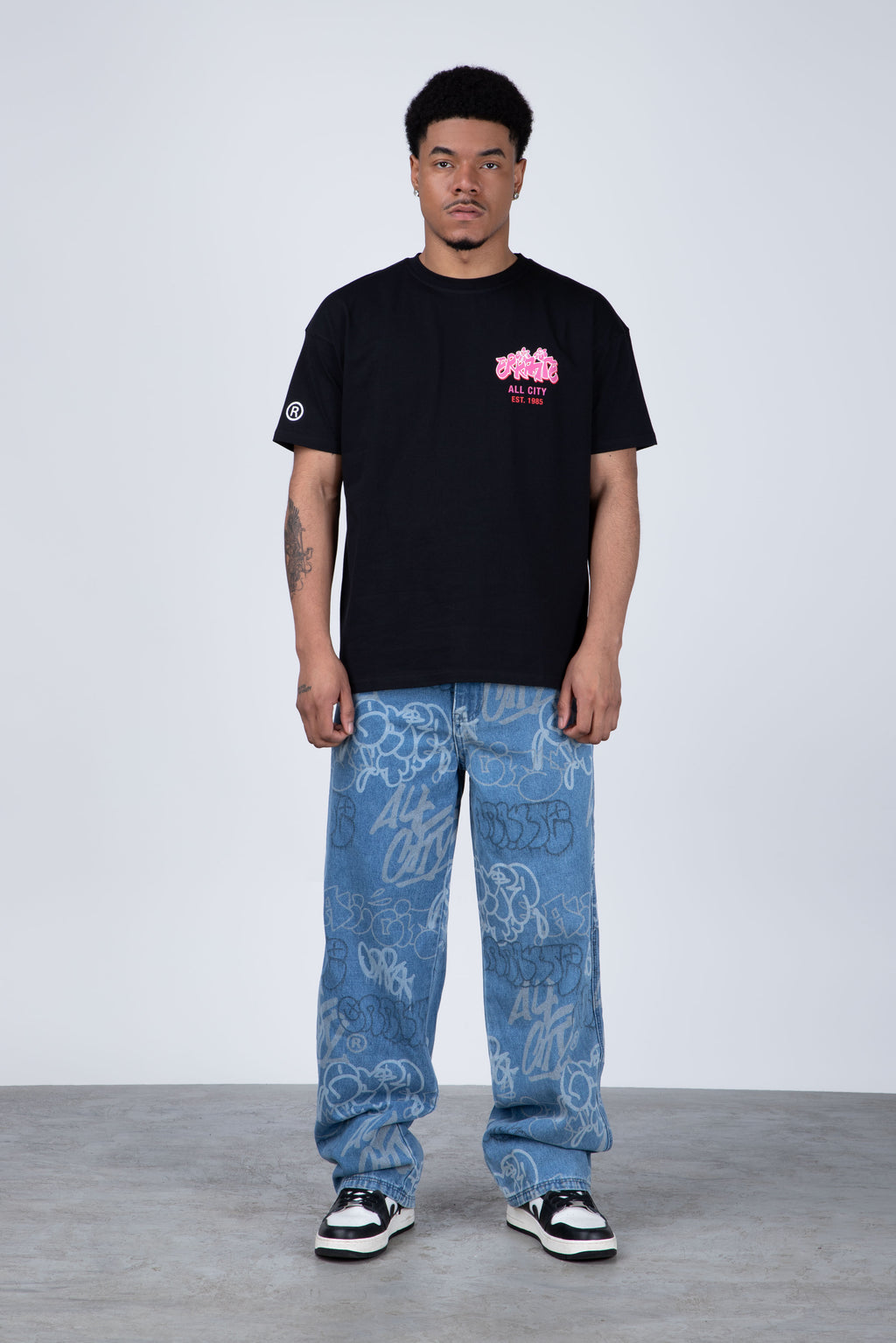 Polera Manga Corta Vandycode Negro
