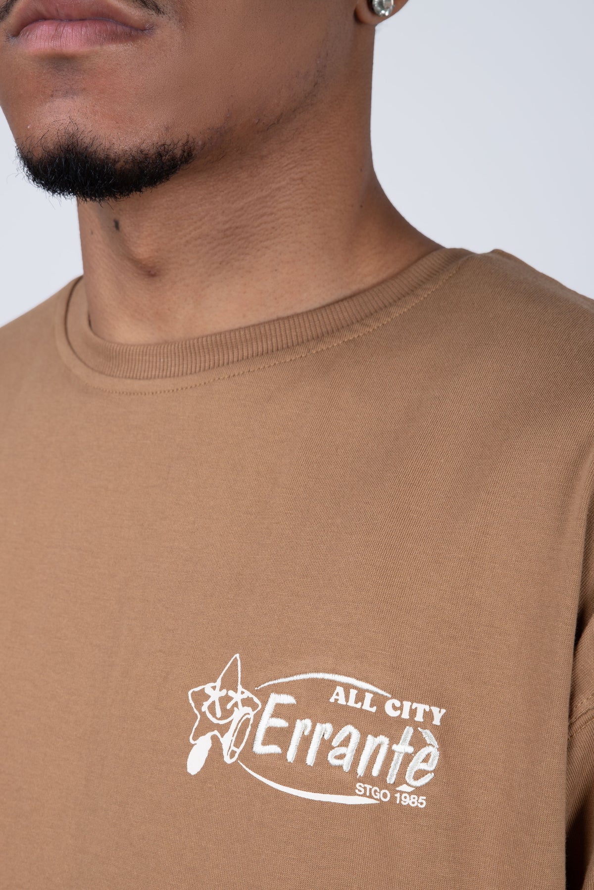 Polera Manga Corta Errantito Café