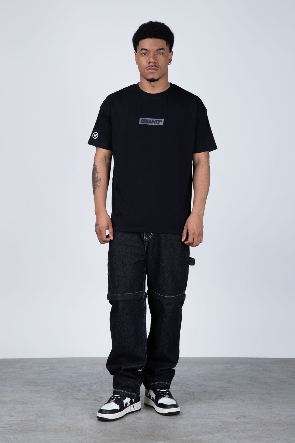Polera Manga Corta Bare Negro