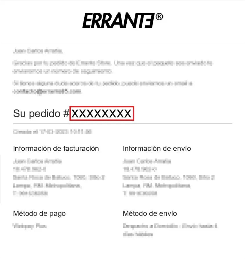 Rastrea tu pedido